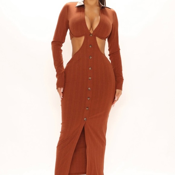 Fashion Nova Dresses & Skirts - Fashion nova make it worth it midi dress.